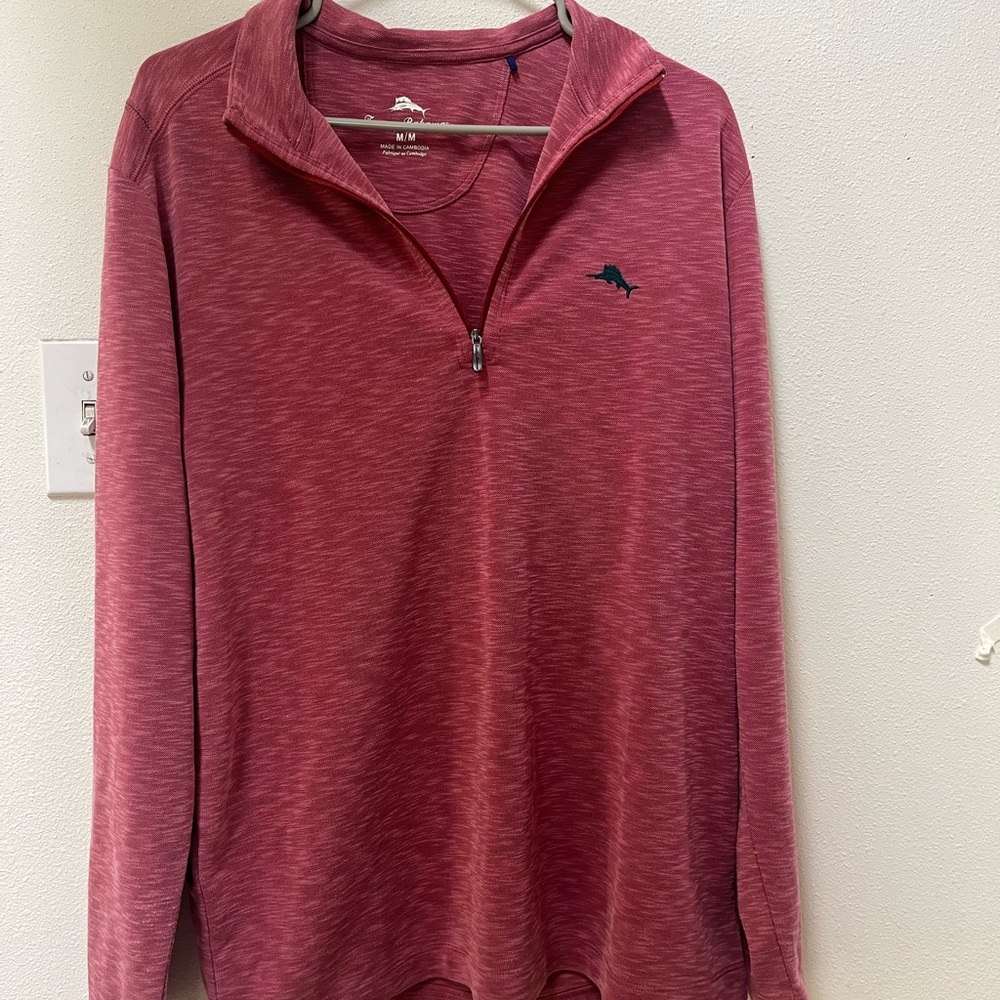Tommy Bahama Red V-Neck Sweater